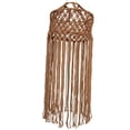 thumbnail image 4 of Pantalla de lámpara de macramé de repuesto, cubierta de lámpara colgante bohemia tejida a mano, cubierta de de techo colgante para hotel, 4 of 8