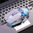 thumbnail image 3 of Wired 3200 DPI LED Backlight Ergonomic Mechanical Game Mouse for Computer Laptop White Sound Version, 3 of 8