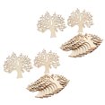 thumbnail image 1 of DIY Tree Shape Wood Chips, Smoother Surfaces Tree Shape Wood Chips Unique Appearance Practical Beautiful  For Home Decoration For DIY Crafts, 1 of 8