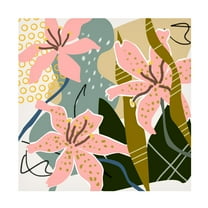 Melissa Wang 'Lily Valley II' Canvas Art