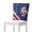 American Flag Eagle Print, variant on FUIALDOLG Desert Cowboy Pattern Breathable Dining Room Chair Slipcover for Party, Polyester Stretchable Chair Back Covers Removable Chairs Back Slipcovers