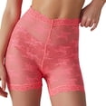 thumbnail image 2 of Douhoow Women Lace Shorts Sheer Cover ups Shorts Summer Solid Color Anti-Chafing High Waist Panties, 2 of 7