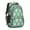 Green and White, variant on Blue and Black Checkered Pattern Backpack for School, Cute School Bag with Adjustable Shoulder Straps and Padded Back, 16.9"x12.6"x5.9"