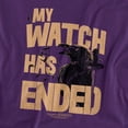 thumbnail image 2 of Game of Thrones T-Shirt My Watch Has Ended Unisex Graphic Tee For Men & Women, 2 of 7