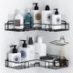 thumbnail image 1 of Etagere douche,Panier de douche dangle avec crochets/plateau de savon,etagere rangement de salle de bain,étagère de salle de bain murale adhésif,rangement douche,dortoir et cuisine Kuyhfg Bienvenido a Kuyhfg, 1 of 5