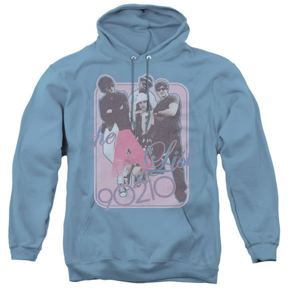 90210 The A List Adult Pullover Hoodie Sweatshirt Carolina Blue