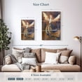 thumbnail image 3 of Elephant Stock Rising Phoenix Wall Art - Vertical Multi Panel Canvas - Living Room Wall Decor - Fantasy And Sci-fi Multi Panel - Gray And Orange Decor - 14" x 23", 3 of 4