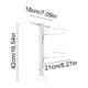 thumbnail image 5 of Estante Para Guardar Balones De Baloncesto, Estructura De Hierro Multicapa, Instalacin Sin Clavos, Estante Ajustable, Ideal Para Gimnasio En Casa, Organizador Que Ahorra Espacio, UKHBMC, 5 of 6