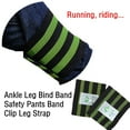 thumbnail image 1 of DPTALR 2 Pcs Bike Bicycle Reflective Ankle Leg Bind Wrist Safety Band Pants Clip Strap, 1 of 4
