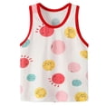 thumbnail image 1 of Zshosam Débardeurs pour Garçons Garçons Chandail de Compression Évacuant l'Humidité Sans Manches Taille 2T 3T,(Rouge Melon D\'eau 2-3 Ans), 1 of 5