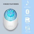 thumbnail image 3 of Projector Lamp LED Projector Bluetooth Music Mood Light with Remote Control Timer, 8 Color Changing Ocean Wave Effect Night Light Support Tf Card Aux For Gifts / Decoration / Children / Adults, 3 of 7