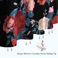 thumbnail image 6 of Pioneer Flower Floral Print Pattern Shower Curtain 36"x72" ,Bathroom Decorative Shower Curtains Set with 12 Hooks,Modern Waterproof Washable Shower Curtain, 6 of 6