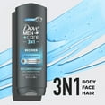 thumbnail image 3 of Dove Men+Care Recover Hydrating 3-in-1 Men's Body Wash All Skin Peppermint, 18 oz, 3 of 11