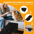 thumbnail image 4 of Escaleras para Mascotas, Rampa para Perros, Plegable, se Puede Utilizar como Taburete para Ahorrar Espacio, 35CM de Alto, Adecuada para Perros Pequeños y Gatos (Negro), 4 of 7