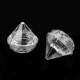 thumbnail image 1 of 10 Pieces Diamond Shaped Clear Cream Empty Lip Balm Container Jars Tin 5g, 1 of 6