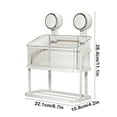 thumbnail image 3 of sruoe Bathroom Shelf Organizer, Shower Caddy Corner Clearance, Shower Shelves, Bathroom Toilet Shelf, Portable Shower Storage Basket for Bath, Kitchen, 3 of 5