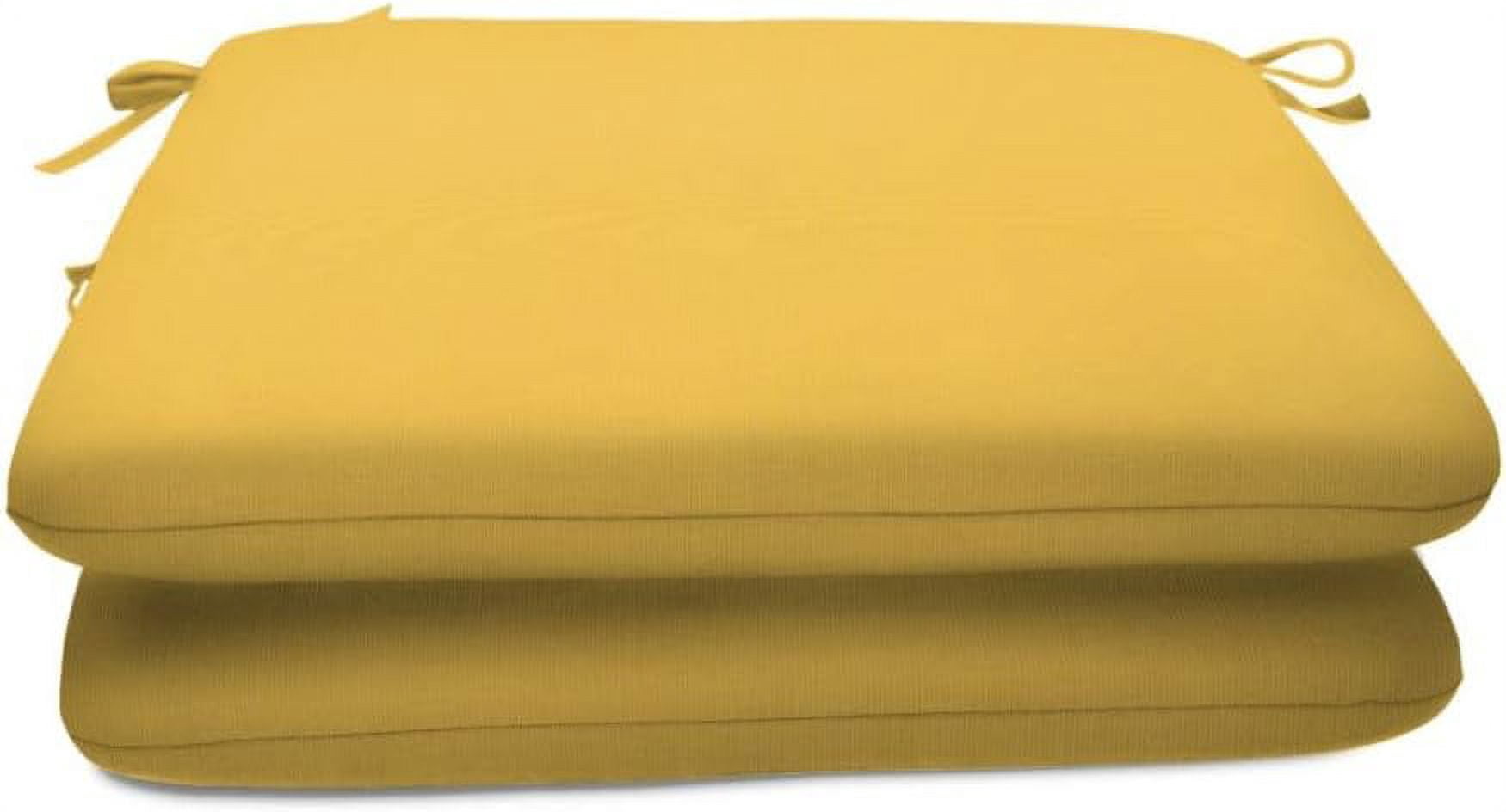 Sunbrella Outdoor Patio Cushions - 2 Pack, 18"x18"x2.5", Weather-Resistant Fabric, Made In USA