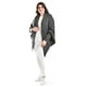 thumbnail image 2 of Cardigan de manga murcielago Roman Fashion Tallas Extras Gris obscuro 300, 2 of 6