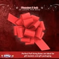 thumbnail image 5 of PMU Pull String Bows - Gift Bows for Wedding, Birthdays & Anniversaries - Ribbon Bows for Flowers & Basket Decoration - Large Bow for Gift Wrapping - 5 Inch 20 Loops Red- (1/pkg)Pkg/1, 5 of 6