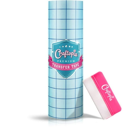 Transfer Tape 12X12 Clear Vinyl Tape Roll With Blue Alignment Grid Application Tape