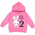thumbnail image 2 of Inktastic Somebunny is Two-second Birthday Bunny Toddler Hoodie, 2 of 4