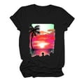 thumbnail image 4 of Vacation Summer Tops for Women Over 50 Graphic T Shirts Loose Fit Summer Tops for Women 2025 and Tees Shirt, 4 of 7