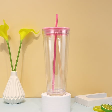 

SUZY Water Glass Wear-Resistant Eco-friendly Useful Daily Use Straw Juice Cup