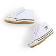 thumbnail image 4 of Baby Boys Girls Soft Sole Canvas Shoes Kids Casual Sneakers First Walkers 0-18M, 4 of 6