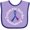 Lavender and Purple, variant on Inktastic Pediatric Stroke Support Boys or Girls Baby Bib