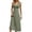 GN1, variant on Women's Summer Midi Dress, Sleeveless V-Neck Twist Front Ruched Waist Flowy Casual Dress for Vacation & Daily Use, 1PC, S-XXL