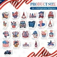 thumbnail image 3 of Festive Fridge Magnets, Patriotic Decorations, Emblems, Decals with Magnetic Suction, Non-Adhesive for Refrigerators, Car Body, Metal Surfaces, Celebration Decor, Holiday Flair, 3 of 7