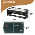 thumbnail image 3 of Fat Cat Original 3-in-1 7' Pockey Table, Billiard/Pool, Air Hockey, Table Tennis, 3 of 14