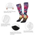 thumbnail image 3 of Goofa Trolls Band Together Pattern Adult Stockings, Color-Block Knee High Socks, Comfortable and Breathable, Soft and Stretchable, Sports, and Decoration, 3 of 6