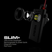 NEBO Rechargeable Pen Light Flashlight 360-Lumens Inspector Flashlights Features Flex Power, Meaning it can be Operated by The Included Rechargeable Battery or by 2X AAA Batteries