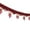 red, variant on Beaded Trim Fringe Trimming Lace Curtain Tessel Sewing Ribbon Decorative Trim for Lampshades 6yards