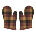 thumbnail image 2 of VHC Brands Heritage Farms Primitive Check Oven Mitt Set of 2, 2 of 3