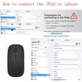 thumbnail image 5 of Bluetooth Mouse Rechargeable Wireless Mouse for MacBook Pro,Bluetooth Wireless Mouse for Laptop PC Computer, 5 of 5
