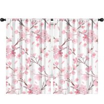 Blackout Kids Curtains,Pioneer Flower Floral Print Pattern Childrens Insulated Curtains Set Of 2,Bedroom Essentials,Toddler Room Decor 52"x84"