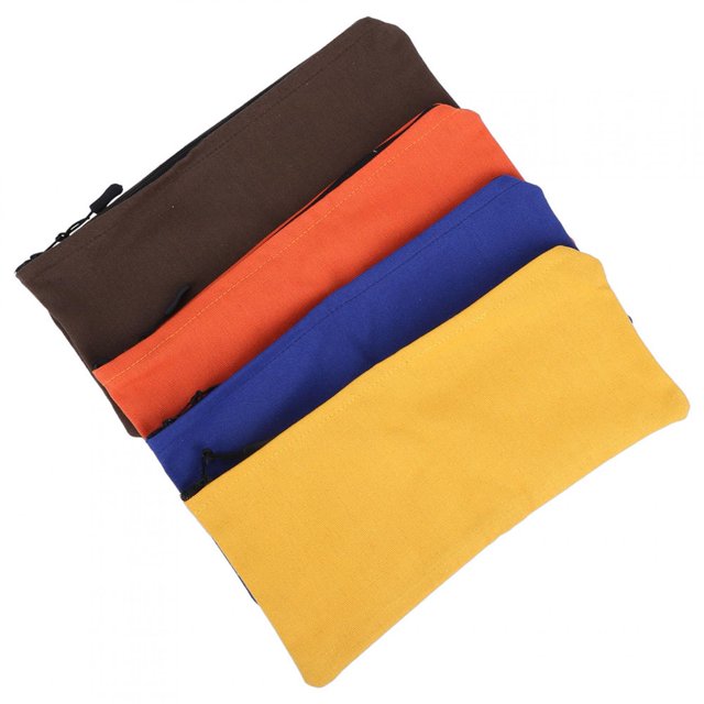 Nimomo 4 Uds lienzos Bolsa de Herramientas lienzos multifuncionales Bolsa de Herramientas Materiales de Oficina Bolsa de artículos Diversos Estuche de lápices para Estudiantes