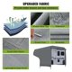 thumbnail image 3 of Restored VEVOR RV Cover, 10'-12' Travel Trailer RV Cover, a prueba de viento RV y Trailer Cover, extra gruesa 4 capas Durable Camper Cover, impermeable Ripstop Anti-UV para RV Motorhome (Refurbished), 3 of 9