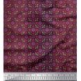 thumbnail image 1 of Soimoi Poly Georgette Fabric Stripe & Moroccan Kaleidoscope Fabric Prints By Yard 52 Inch Wide, 1 of 1