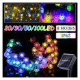 300LEDs Crystal Ball Solar Light Outdoor IP65 Waterproof String Fairy