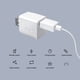 thumbnail image 5 of sweethay Compatibilidad con adaptador inteligente USB Adaptadores de corriente compactos Liviano Cómodo inalámbrico Trabajo Video doméstico Electrónica, 5 of 6