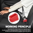 thumbnail image 7 of 2 Pcs Red Safety Belt Seat Buckle Protector Easy Access to The Buckles of Rear Seats Car Accessories Auto Safety Belt Guard Safety Belt Buckle Holder Booster, 7 of 7