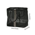 thumbnail image 4 of Outoloxit Breathable Mesh Toiletry Bag with Extra Wide Opening - Portable Storage Organizer for Travel, Beach, Gym & Camping, 4 of 8