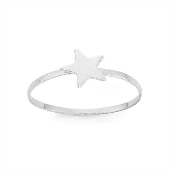 Daily Delight TheJewelryHut Designer Sterling Silver Small Shiny Star Ring