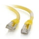 Câbles à Utiliser 00871 Câble de Raccordement Réseau Ethernet Blindé Sans Armature de 15 Pi - Jaune – image 1 sur 1