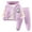 Purple, variant on Bagilaanoe 2PCS Little Girl Pants Set Toddler Letter Print Long Sleeve Hooded Sweatshirt Jackets + Contrast Color Sweatpants 2T 3T 4T 5T 6T 7T 8T Kids Casual Sweatsuits