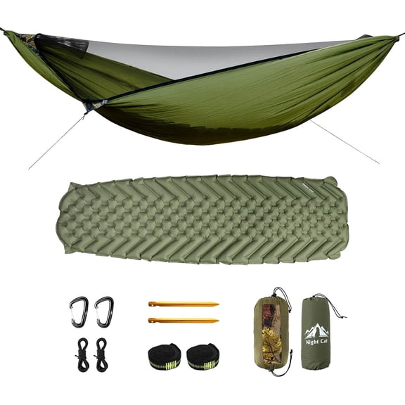 NightCat Mosquito Net Durable Nylon Compact Lightweight Spacious Hammock Outdoor