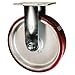 thumbnail image 2 of Polyurethane on Aluminum Rigid Top Plate Heavy Duty Caster with 8 Inch Wheel – 1,250 lbs. Capacity/Caster - Service Caster Brand, 2 of 2